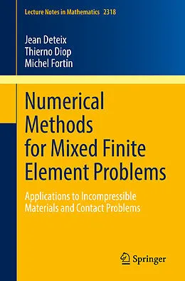 E-Book (pdf) Numerical Methods for Mixed Finite Element Problems von Jean Deteix, Thierno Diop, Michel Fortin