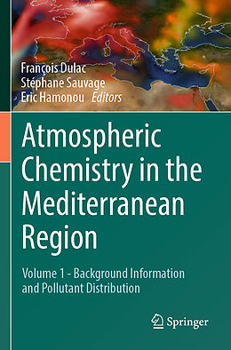 Couverture cartonnée Atmospheric Chemistry in the Mediterranean Region de 