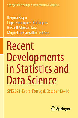 Couverture cartonnée Recent Developments in Statistics and Data Science de 