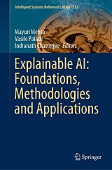 eBook (pdf) Explainable AI: Foundations, Methodologies and Applications de 