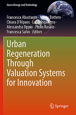 Couverture cartonnée Urban Regeneration Through Valuation Systems for Innovation de 