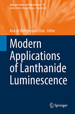 Livre Relié Modern Applications of Lanthanide Luminescence de 