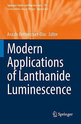 Couverture cartonnée Modern Applications of Lanthanide Luminescence de 