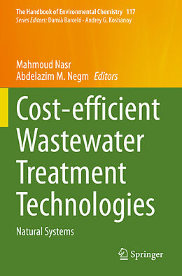 Couverture cartonnée Cost-efficient Wastewater Treatment Technologies de 