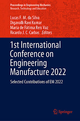 eBook (pdf) 1st International Conference on Engineering Manufacture 2022 de 