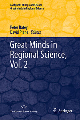 Livre Relié Great Minds in Regional Science, Vol. 2 de 