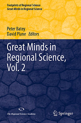 Couverture cartonnée Great Minds in Regional Science, Vol. 2 de 