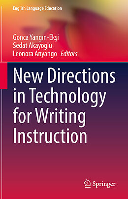 Livre Relié New Directions in Technology for Writing Instruction de 