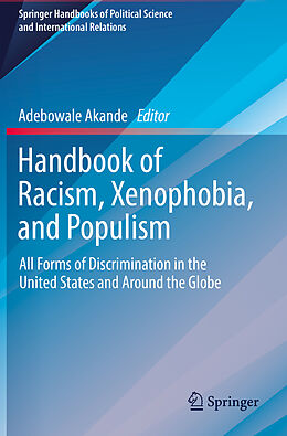 Couverture cartonnée Handbook of Racism, Xenophobia, and Populism de 