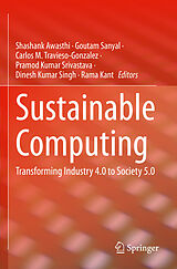 Couverture cartonnée Sustainable Computing de 