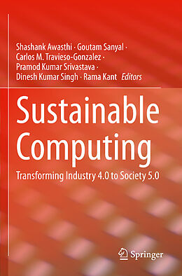 Couverture cartonnée Sustainable Computing de 