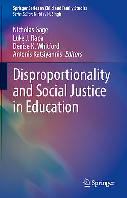 Livre Relié Disproportionality and Social Justice in Education de 