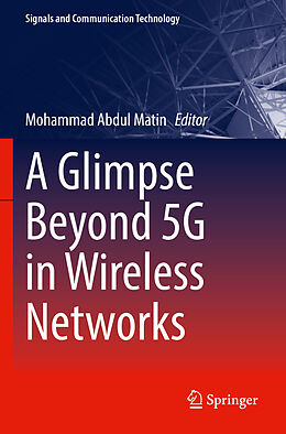 Couverture cartonnée A Glimpse Beyond 5G in Wireless Networks de 