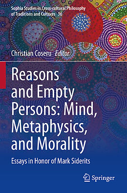 Couverture cartonnée Reasons and Empty Persons: Mind, Metaphysics, and Morality de 