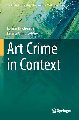 Couverture cartonnée Art Crime in Context de 