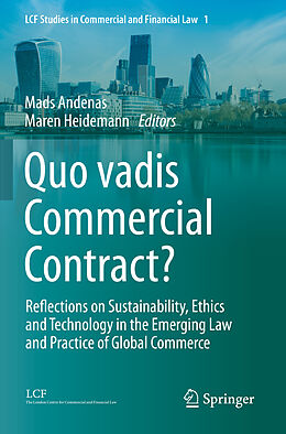 Couverture cartonnée Quo vadis Commercial Contract? de 