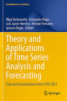 Couverture cartonnée Theory and Applications of Time Series Analysis and Forecasting de 