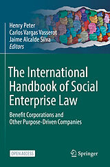 Couverture cartonnée The International Handbook of Social Enterprise Law de 