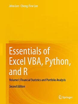 Livre Relié Essentials of Excel VBA, Python, and R de Cheng-Few Lee, John Lee