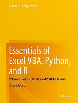 eBook (pdf) Essentials of Excel VBA, Python, and R de John Lee, Cheng-Few Lee