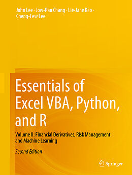 Livre Relié Essentials of Excel VBA, Python, and R de John Lee, Cheng-Few Lee, Lie-Jane Kao