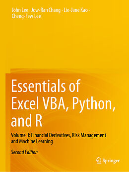 Couverture cartonnée Essentials of Excel VBA, Python, and R de John Lee, Cheng-Few Lee, Lie-Jane Kao