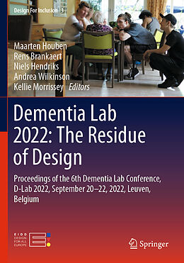 Kartonierter Einband Dementia Lab 2022: The Residue of Design von 