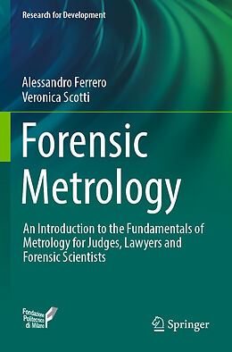 Couverture cartonnée Forensic Metrology de Veronica Scotti, Alessandro Ferrero