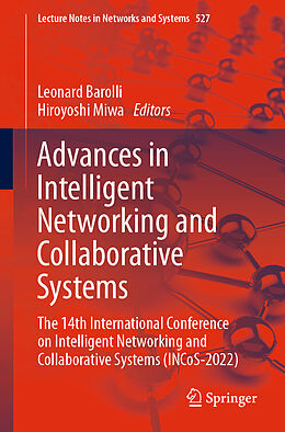 Couverture cartonnée Advances in Intelligent Networking and Collaborative Systems de 