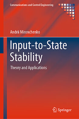 Livre Relié Input-to-State Stability de Andrii Mironchenko