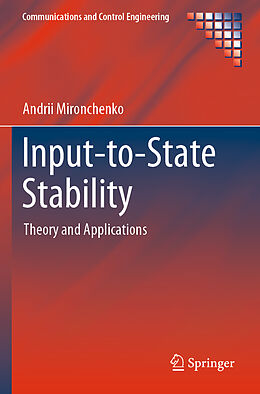 Couverture cartonnée Input-to-State Stability de Andrii Mironchenko