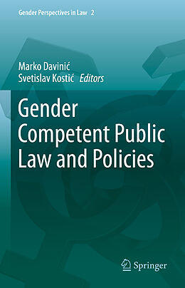 Livre Relié Gender Competent Public Law and Policies de 