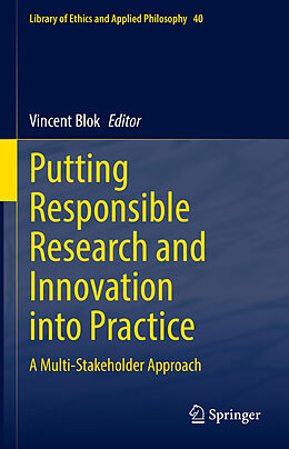 Livre Relié Putting Responsible Research and Innovation into Practice de 