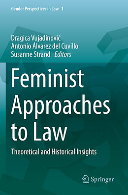 Couverture cartonnée Feminist Approaches to Law de 