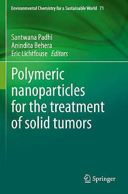 Couverture cartonnée Polymeric nanoparticles for the treatment of solid tumors de 