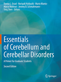 Couverture cartonnée Essentials of Cerebellum and Cerebellar Disorders de 