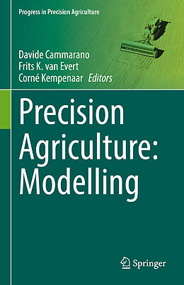 Livre Relié Precision Agriculture: Modelling de 