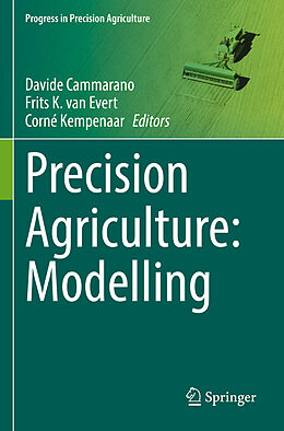 Couverture cartonnée Precision Agriculture: Modelling de 