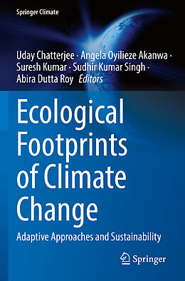 Couverture cartonnée Ecological Footprints of Climate Change de 