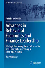 eBook (pdf) Advances in Behavioral Economics and Finance Leadership de Julia Puaschunder