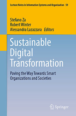 Couverture cartonnée Sustainable Digital Transformation de 