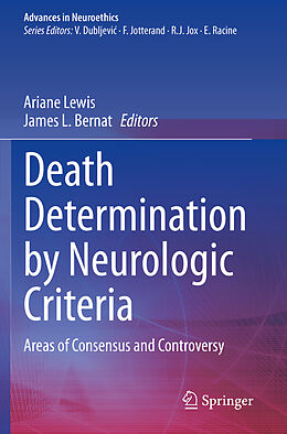 Couverture cartonnée Death Determination by Neurologic Criteria de 