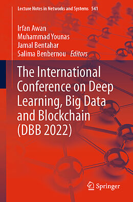 Couverture cartonnée The International Conference on Deep Learning, Big Data and Blockchain (DBB 2022) de 