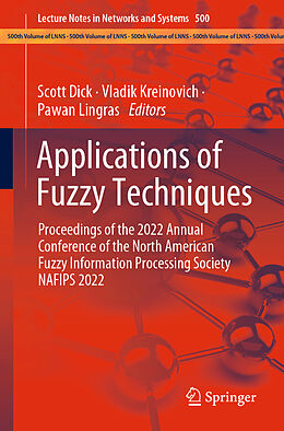 Couverture cartonnée Applications of Fuzzy Techniques de 