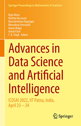 Livre Relié Advances in Data Science and Artificial Intelligence de 