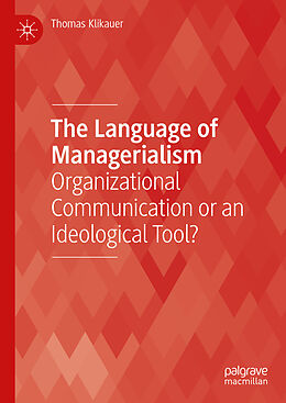 Livre Relié The Language of Managerialism de Thomas Klikauer