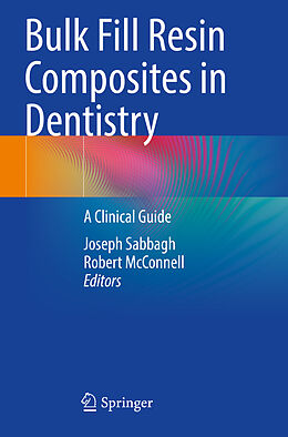 Couverture cartonnée Bulk Fill Resin Composites in Dentistry de 