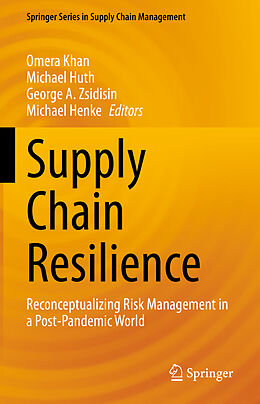 Livre Relié Supply Chain Resilience de 