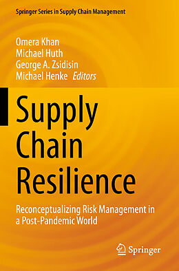 Couverture cartonnée Supply Chain Resilience de 