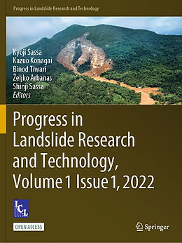 Couverture cartonnée Progress in Landslide Research and Technology, Volume 1 Issue 1, 2022 de 